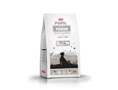 Karma sucha dla psa PUPIL Premium MINI bogata w jagnięcinę i ryż 2x10kg - 2