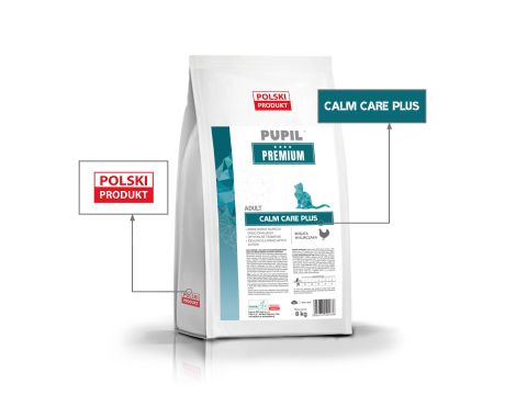 Karma sucha dla kota PUPIL Premium CALM CARE PLUS 2x8kg - 3