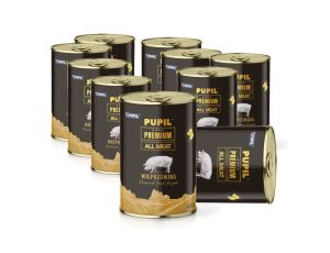 Karma mokra dla psa PUPIL Premium All Meat GOLD wieprzowina 10 x 400 g