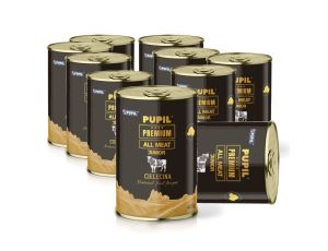 Karma mokra dla psa PUPIL Premium All Meat GOLD JUNIOR cielęcina 10 x 400 g