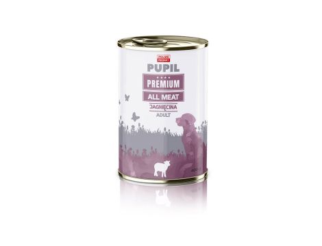 Karma mokra dla psa PUPIL Premium All Meat ADULT jagnięcina 400 g