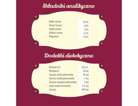 Karma mokra dla kota FOLK Kitten Delikatne danie dla malucha z cielęciną saszetka 85 g - 5