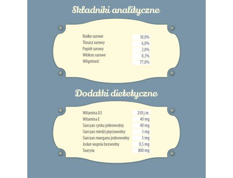 Karma mokra dla kota FOLK Kitten Delikatne danie dla malucha z królikiem saszetka 85 g - 5