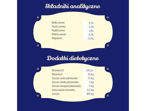 Karma mokra dla kota FOLK Staropolska wyśmienita przepiórka saszetka 85 g - 5