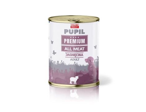 Karma mokra dla psa PUPIL Premium All Meat ADULT jagnięcina 800 g