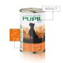 Karma mokra dla psa PUPIL Premium bogata w indyka z jagnięciną 1250 g - 3