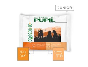 Karma mokra dla kota PUPIL Premium JUNIOR bogata w indyka + cielęcinę 4x85g - image 2