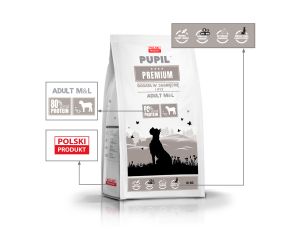 Karma sucha dla psa PUPIL Premium M&L bogata w jagnięcinę i ryż 12 kg - image 2