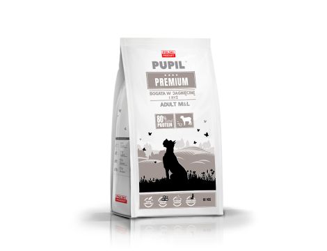 Karma sucha dla psa PUPIL Premium M&L bogata w jagnięcinę i ryż 12 kg