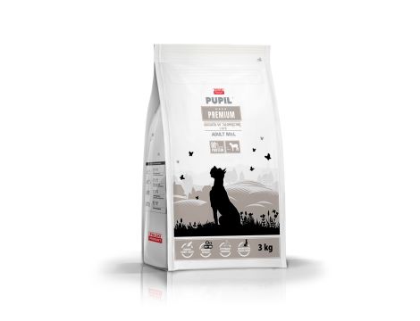 Karma sucha dla psa PUPIL Premium M&L bogata w jagnięcinę i ryż 3 kg