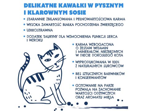 Karma mokra dla kota TEO bogata w rybę bałtycką 10 x 415 g - 7