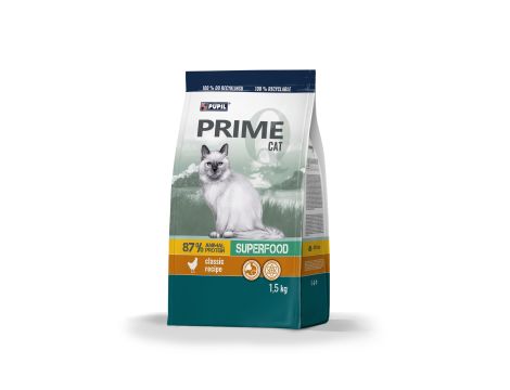 Karma sucha dla kota PUPIL Prime 6 x 1,5 kg MIX - 2