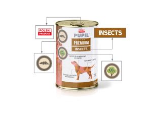 Karma mokra dla psa PUPIL Premium INSECTS All Meat 400 g - image 2