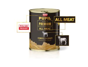 Karma mokra dla psa PUPIL Premium All Meat GOLD comber jagnięcy 800 g - image 2