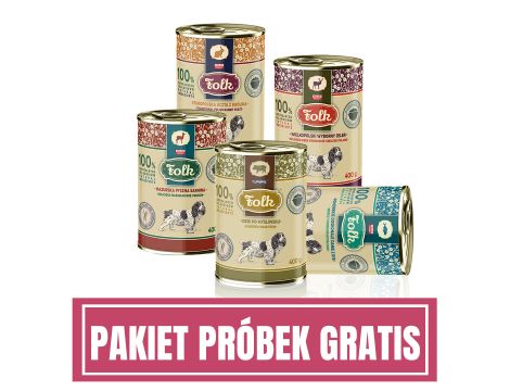 Pakiet startowy karm FOLK ADULT 400 g - karma mokra + próbki karmy suchej