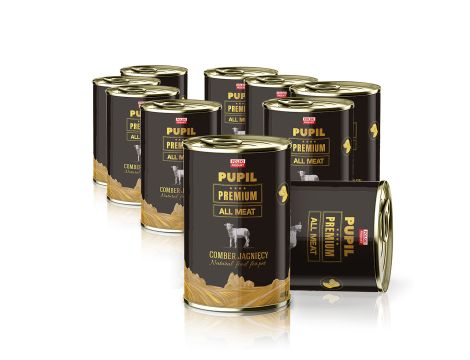 Karma mokra dla psa PUPIL Premium All Meat GOLD comber jagnięcy 10 x 400 g