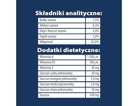 Karma mokra dla kota TEO saszetka bogata w drób 85 g - 5