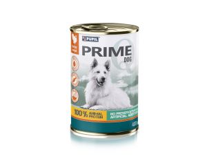 Karma mokra dla psa PUPIL Prime  bogata w indyka z wątróbką 400 g