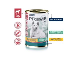 Karma mokra dla psa PUPIL Prime  bogata w wołowinę 400 g - image 2