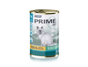Karma mokra dla kota PUPIL Prime bogata w łososia z pstrągiem 400 g