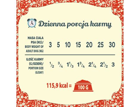 Karma sucha dla psa FOLK MINI Wielkopolska kaczka z królikiem z dodatkiem jabłek i majeranku 7kg+10x Karma mokra dla psa FOLK Wielkopolski wyborny jeleń 400 g - 15