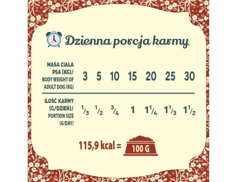 Karma sucha dla psa FOLK M&L Mazurski gulasz z jelenia z burakami i dodatkiem żurawiny 12kg+6x Karma mokra dla psa FOLK Mazurska pyszna sarnina 800 g - 14