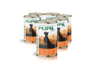 Karma mokra dla psa PUPIL Premium bogata w indyka z jagnięciną 6x1250 g