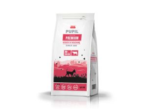 Karma sucha dla psa PUPIL Premium JUNIOR MINI bogata w wołowinę 5x1,6 kg - image 2