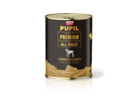 Karma sucha dla psa PUPIL Premium MINI bogata w jagnięcinę i ryż 10kg+10xKarma mokra dla psa PUPIL Premium All Meat GOLD comber jagnięcy 400 g - 10