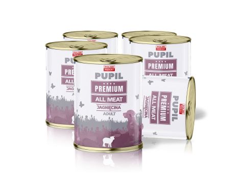 Karma sucha dla psa PUPIL Premium M&L bogata w jagnięcinę i ryż 12kg+6xKarma mokra dla psa PUPIL Premium All Meat ADULT jagnięcina 800 g - 9