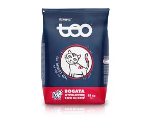 Karma sucha dla kota TEO bogata w wołowinę 15 kg