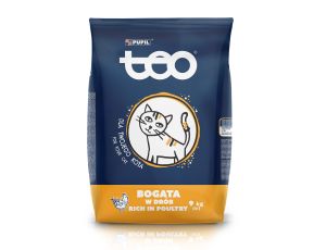 Karma sucha dla kota TEO bogata w drób 9 kg