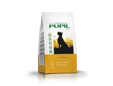 Karma sucha dla psa PUPIL Premium LARGE bogata w kurczaka 2x10kg - 2