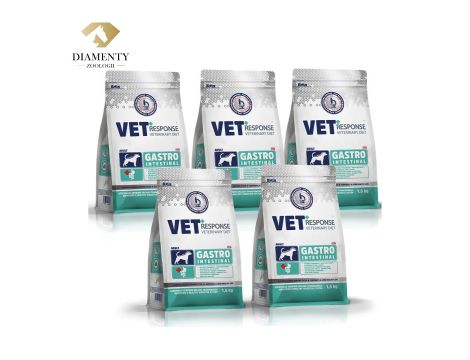 Karma weterynaryjna sucha dla psa VET RESPONSE GASTROINTESTINAL 5x1,6kg