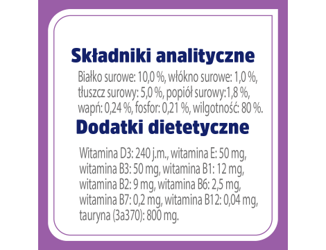 Karma mokra dla kota VET RESPONSE HYPOALLERGENIC wieprzowina 4 x 85 g - 6