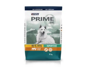 Karma sucha dla psa PUPIL Prime bogata w drób z wołowiną 10kg+10xKarma mokra dla psa PUPIL Prime bogata w indyka z wątróbką 400 g - image 2