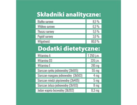 Karma sucha dla psa PUPIL Prime bogata w drób z wołowiną 10kg+10xKarma mokra dla psa PUPIL Prime bogata w indyka z wątróbką 400 g - 15