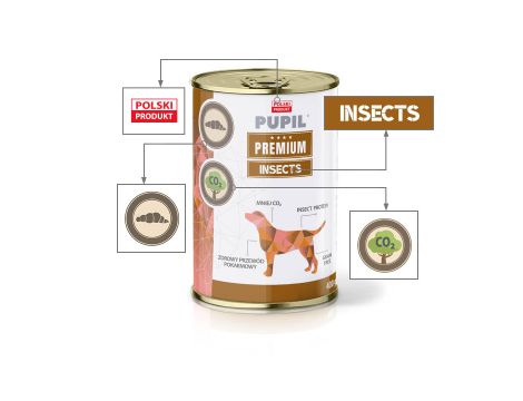 Karma sucha dla psa PUPIL Premium INSECTS All Breeds 1,6 kg + puszka 400 g gratis - 12