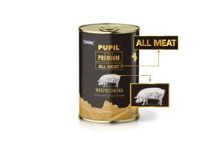 Karma mokra dla psa PUPIL Premium All Meat GOLD wieprzowina 400 g - image 2