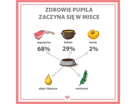 Karma mokra dla psa PUPIL Premium All Meat GOLD JUNIOR jagnięcina 400 g - 7